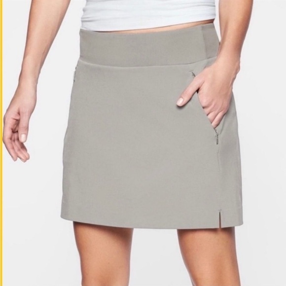 Athleta Soho skirt/Skort athletic casual grey Size 10T - Picture 2 of 6